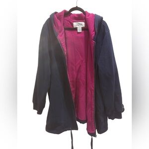 Women's Comfort Navy and Pink Utility Jacket